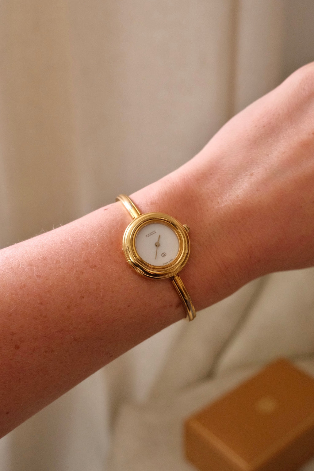RARE Vintage Gucci Interchangeable Bezel Watch FULL SET with Box