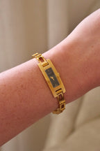 Vintage Gucci 3900l ladies gold plated wristwatch