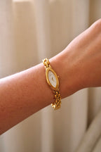 Vintage Ladies Gold Slim Seiko Watch Working