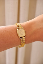 Vintage 1990s Gold-Plated Ladies' Seiko Exceline Quartz Watch