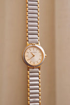 Vintage 90s Yves Saint Laurent Ladies' Quartz Watch - Silver-Tone Bracelet
