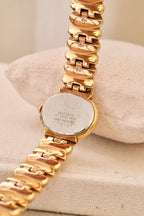 1981 Rare Vintage Oval Gold Seiko Women’s Watch Working