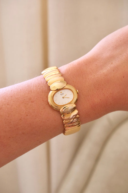 1981 Rare Vintage Oval Gold Seiko Women’s Watch Working