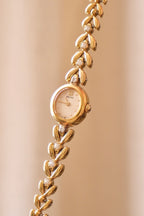 Very Rare 90s Gold-Plated Seiko Jewellery Quartz Watch with Tiny Oval