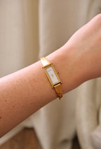 Vintage Ladies 1500L Gold Horsebit Gucci Watch in Box Working
