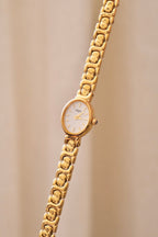 Vintage Ladies 1990s Gold Rotary Watch – Quartz Movement – Working & Keeping Time