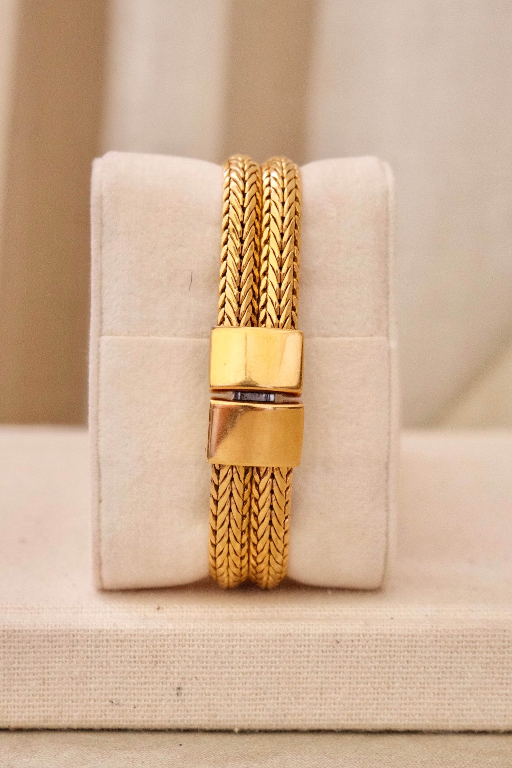 Vintage 1980s Rare Lassale Seiko Womens Gold Watch Working