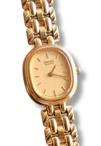 Vintage 1988 Seiko Quartz 2Y00 5D50 Gold Ladies Watch Japan Dress Watch Working