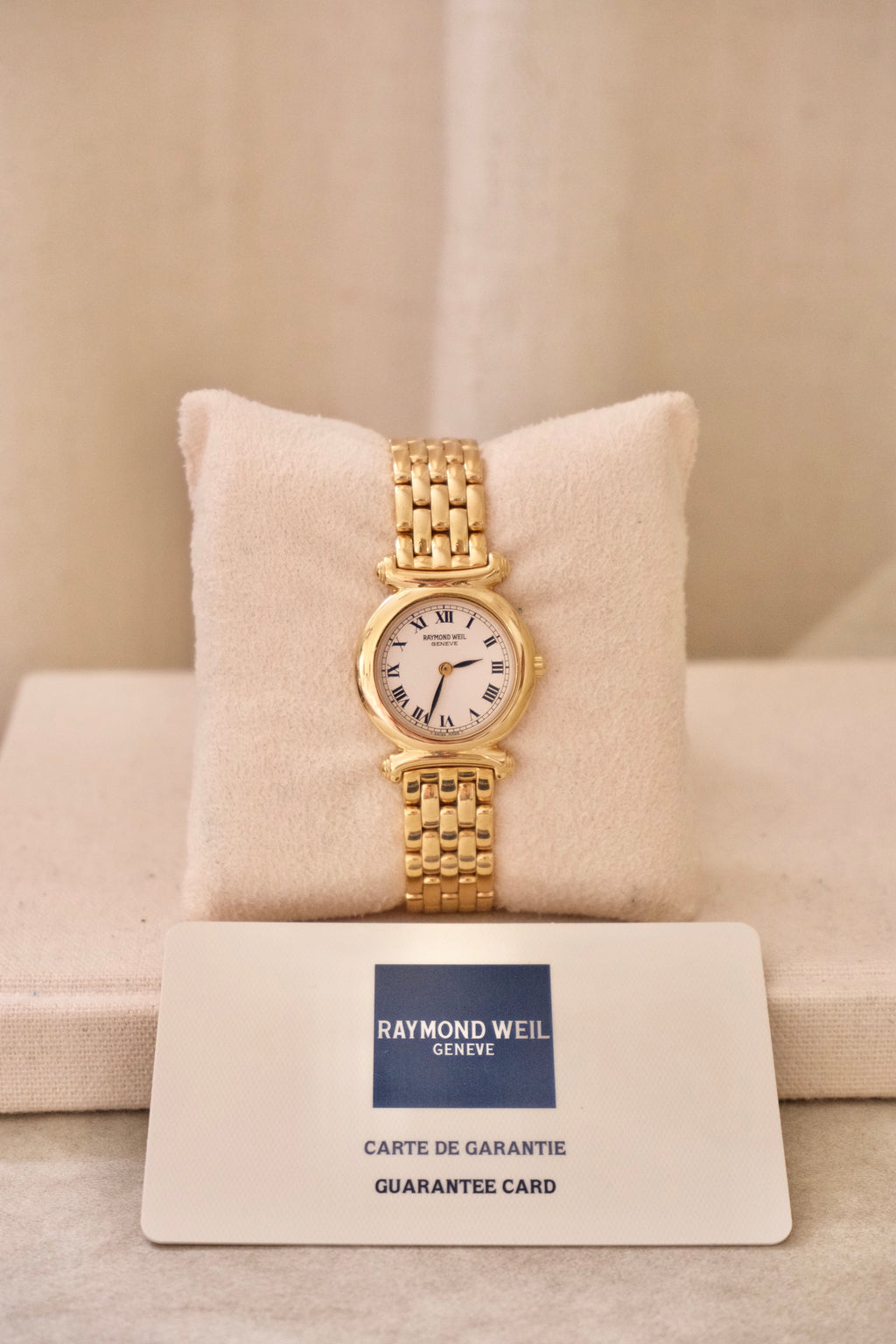 Vintage Women’s 18k Gold Plated Raymond Weil Watch