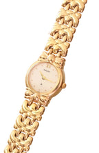 Vintage Ladies Accurist Gold Bow Style Watch Working