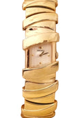 Vintage 90s ladies gold chunky seiko bangle watch working in box