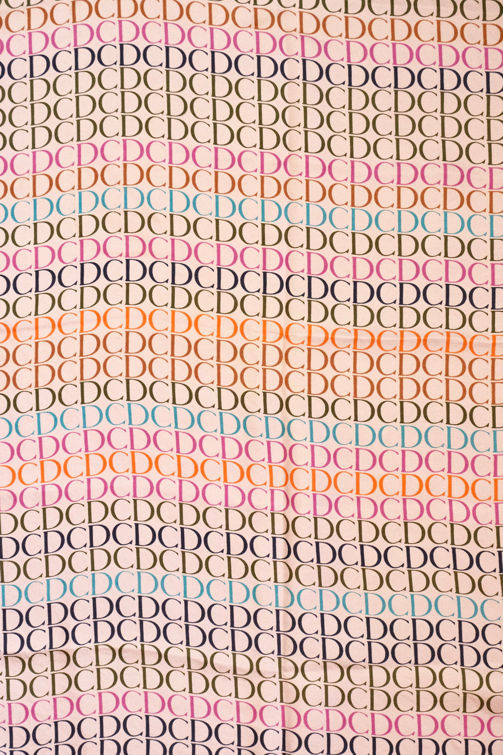 1970s Vintage Christian Dior CD Silk Scarf