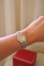 Vintage Cartier Must 21 Watch Women's Two Tone Steel Gold Roman Dial Swiss Made Circa
1990s in Box
