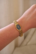 Rare Vintage 90s Seiko Two Tone Bracelet Strap Watch Working