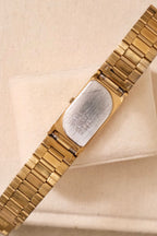 Rare Collectible Vintage 1990s Seiko Rivoli Quartz Watch Gold Asymmetrical Bracelet