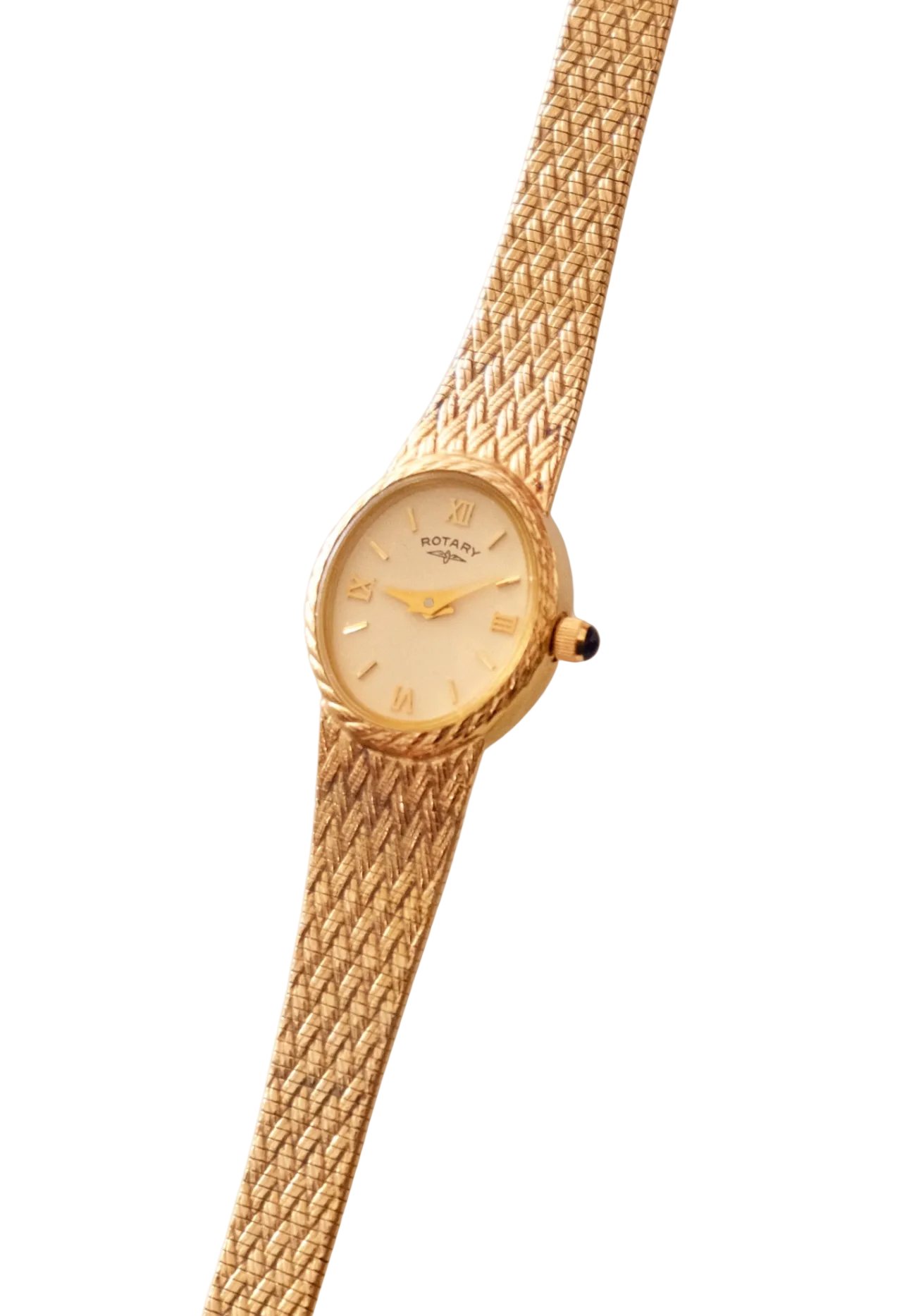 90s Slim Gold Plated Ladies Rotary Watch Working
