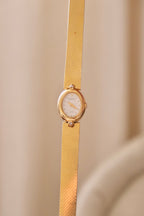 Rare Vintage 1980s Petite Seiko LaSalle Gold Tone Diamond Watch Working