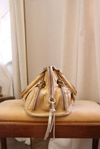 Chloe Vintage Butter Yellow / Tan  Bay Bag Soft Leather shoulder bag