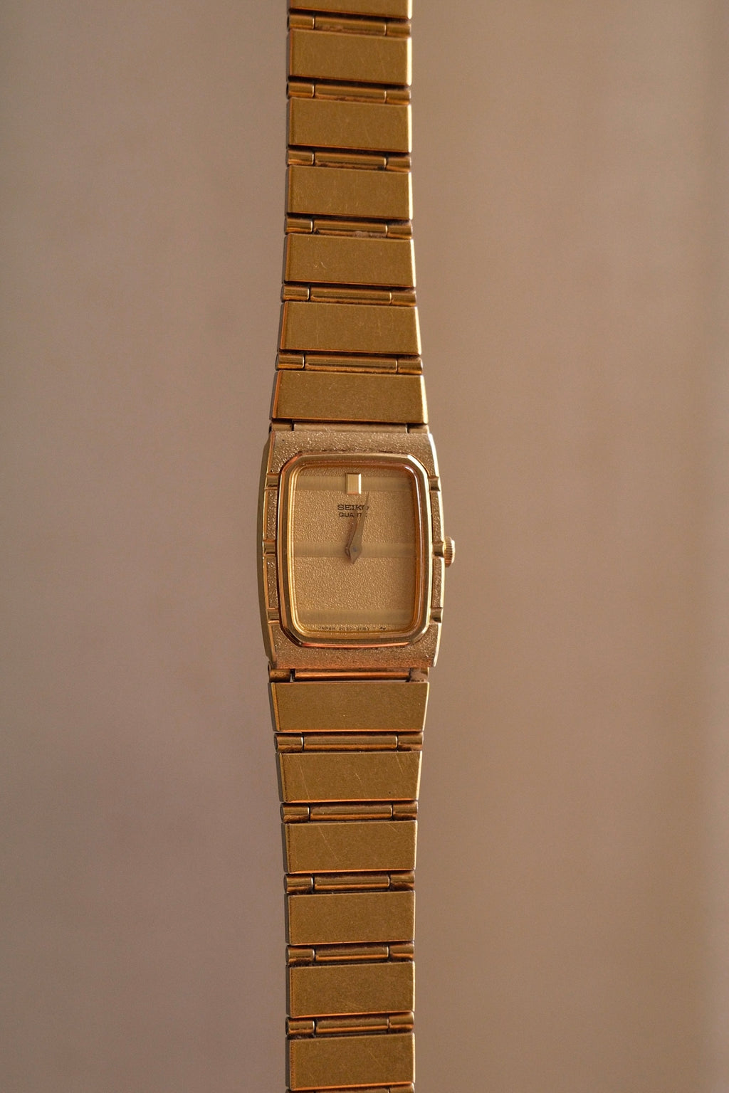Rare Vintage 80s Gold Tank Seiko Ladies Quartz Watch