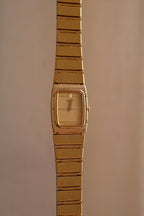 Rare Vintage 80s Gold Tank Seiko Ladies Quartz Watch