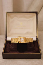 Vintage H. Samuel Hidden Watch Bracelet | Ladies Secret Watch | Gold Tone Jewelry Watch | Original Box | 1970s Working