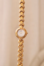 Vintage Seiko Ladies Gold Mother of Pearl Watch Working
