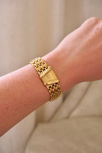 Rare Vintage Ladies Seiko Rivoli Asymmetrical Gold Plated Quartz Watch Working