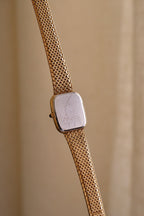 Vintage 80s Petite Ladies Gold Seiko Lassale Watch Champagne Dial