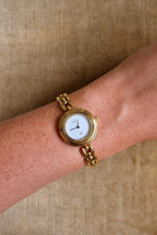 Rare Vintage Ladies Gold Plated 11/12 Gucci Watch 6 Bezels in Box
