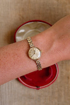 1960s Vintage 9ct Gold Case Omega Cocktail Watch Gold Plated Bracelet in Orginal Shell Omega Box Manual Wind