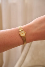 90s Slim Gold Plated Ladies Rotary Watch Working