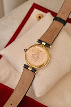 Vintage 1980s Cartier Must de Cartier Vendôme Vermeil Quartz Watch | 18K Gold-Plated 925 Sterling Silver | Red Cartier Pouch Included