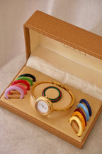 RARE Vintage Gucci Interchangeable Bezel Watch FULL SET with Box