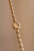 Rare Vintage Petite Tiny Gold Tear Drop Bracelet Seiko Watch