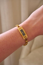 Vintage Gucci 3900l ladies gold plated wristwatch