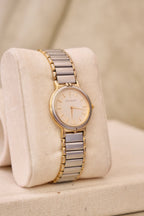 Vintage 90s Yves Saint Laurent Ladies' Quartz Watch - Silver-Tone Bracelet