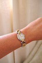 Vintage Tissot Ladies Two Tone Bracelet Watch – 1990s Swiss Made Dress Watch