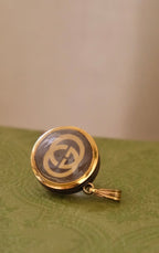 Early 80s Gucci Gold Plated Sphere Pendant Watch Manual Wind, Working