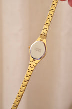 Sweet Vintage Sekonda Gold Heart Watch Working
