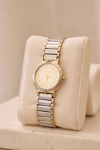 Vintage 90s Yves Saint Laurent Ladies' Quartz Watch - Silver-Tone Bracelet