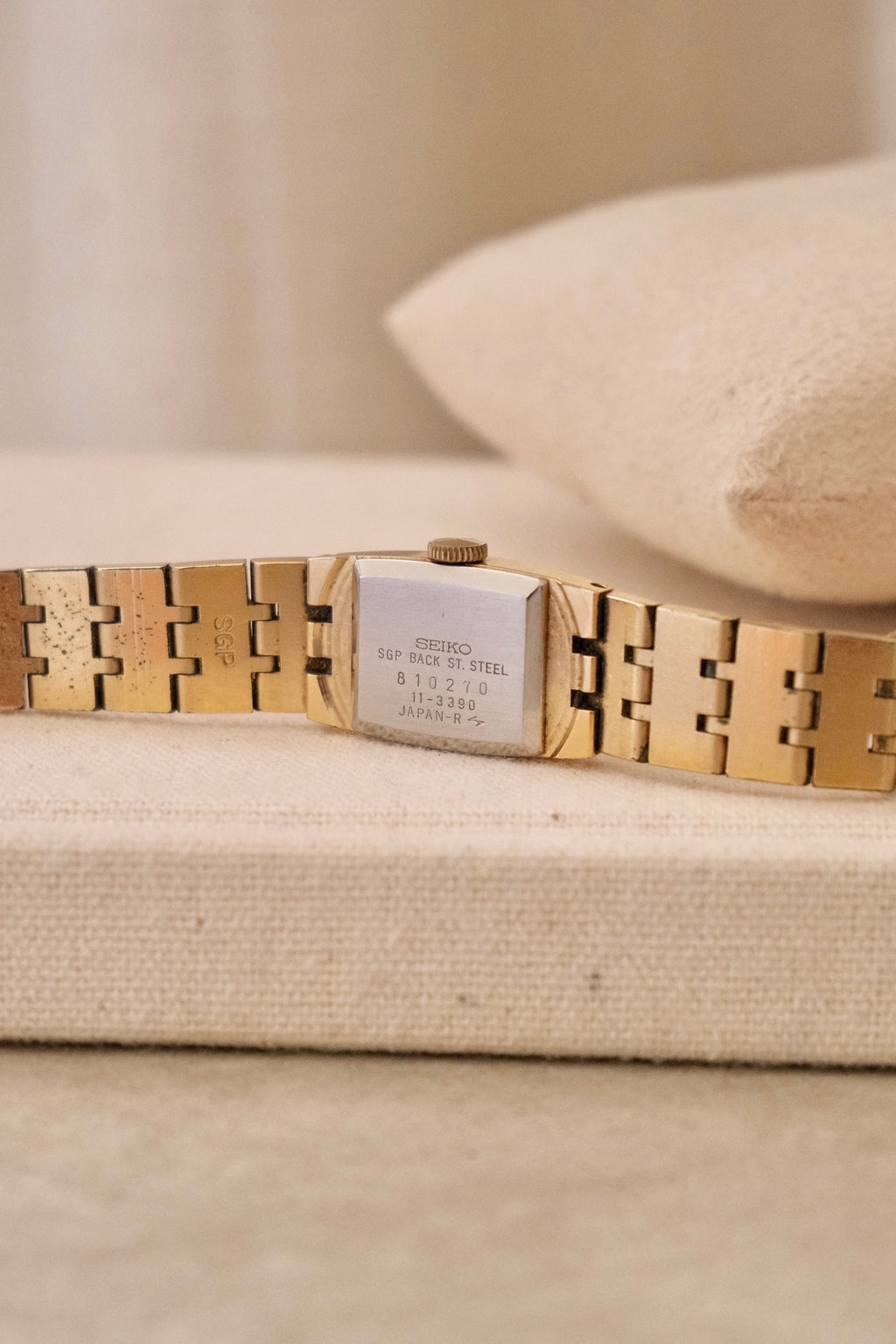 Vintage Ladies Gold Seiko Manual Wind Watch