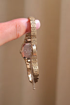 70s Vintage Rare Seiko Mechanical Wind Octagonal Textured Dial Cocktail Watch Working