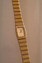 Rare Vintage 80s Gold Tank Seiko Ladies Quartz Watch