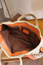 Rare 2007 Loewe Canvas Shoulder Bag