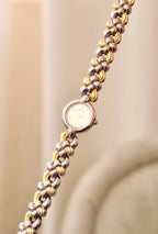Rare vintage ladies Seiko two tone watch working