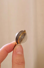 Early 80s Gucci Gold Plated Sphere Pendant Watch Manual Wind, Working