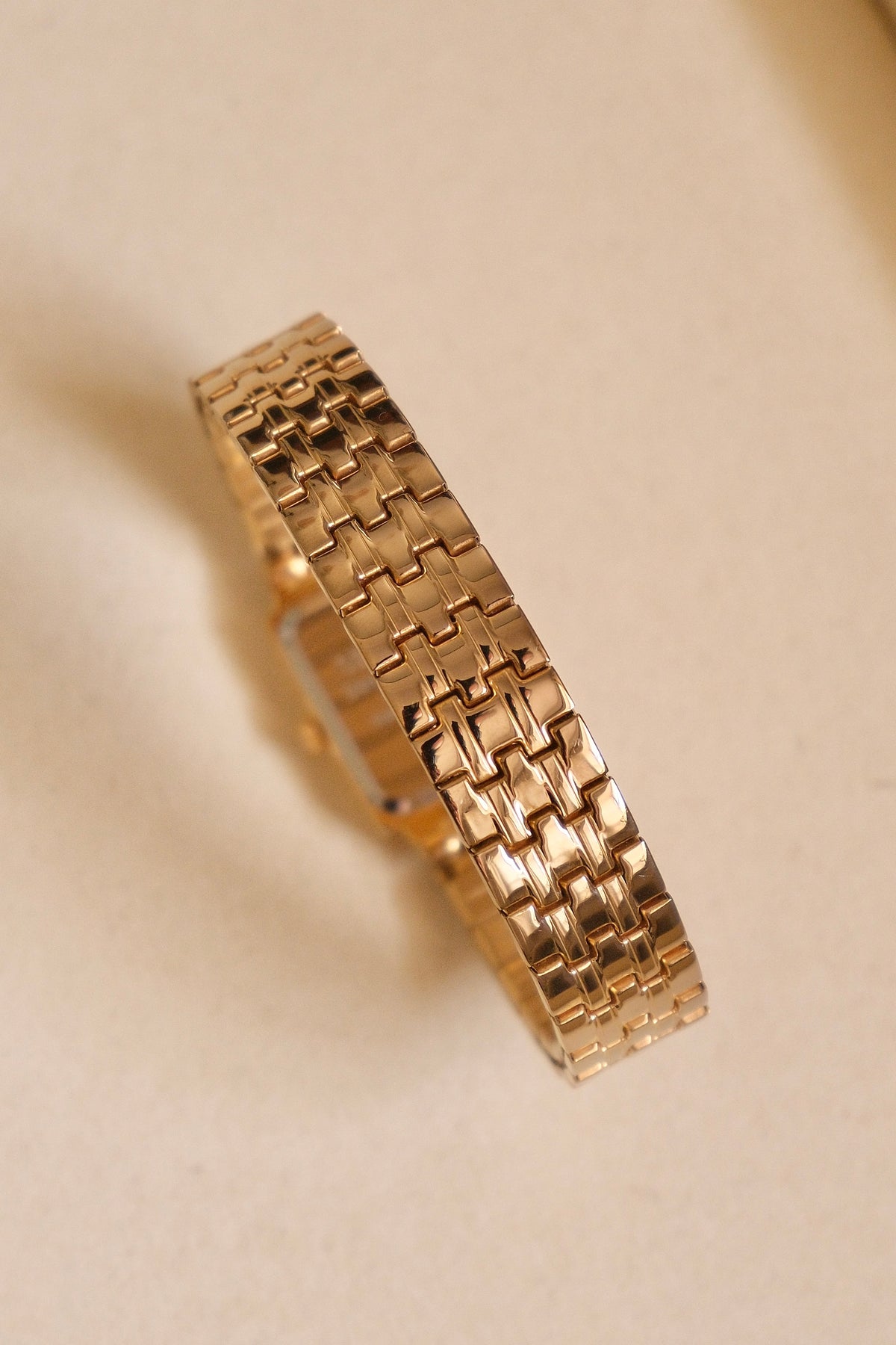 Vintage Ladies Rectangle Tank Style Gold Sekonda Watch Working