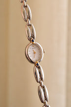 Ultra Rare & Petite Ladies Seiko Oval Dial Watch with Sapphire Gemstone Accents