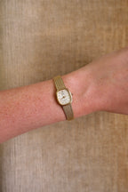 Vintage 90s Gold Plated Ladies Seiko Exceline Quartz Watch