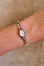 Ultra Rare & Petite Citizen Chère Two Tone Ladies Watch with Two Red Gemstones